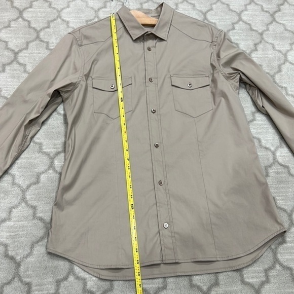 Prada men’s button up tan 45 button pockets - Picture 13 of 13